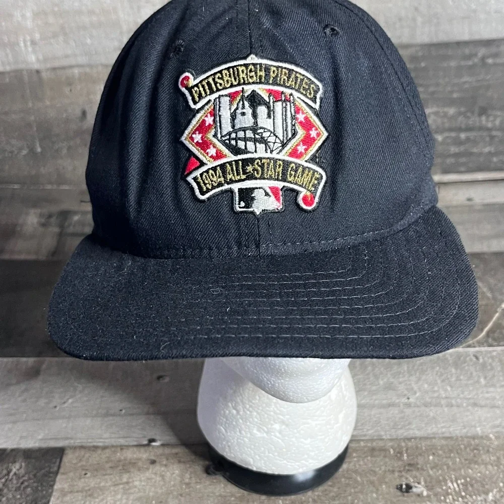 Vintage Pittsburgh Pirates 1994 All-Star Game Hat New Era Snapback Black Cap USA